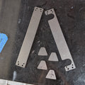 Derale Stacked Plate Cooler Mild Steel Mounting Plates