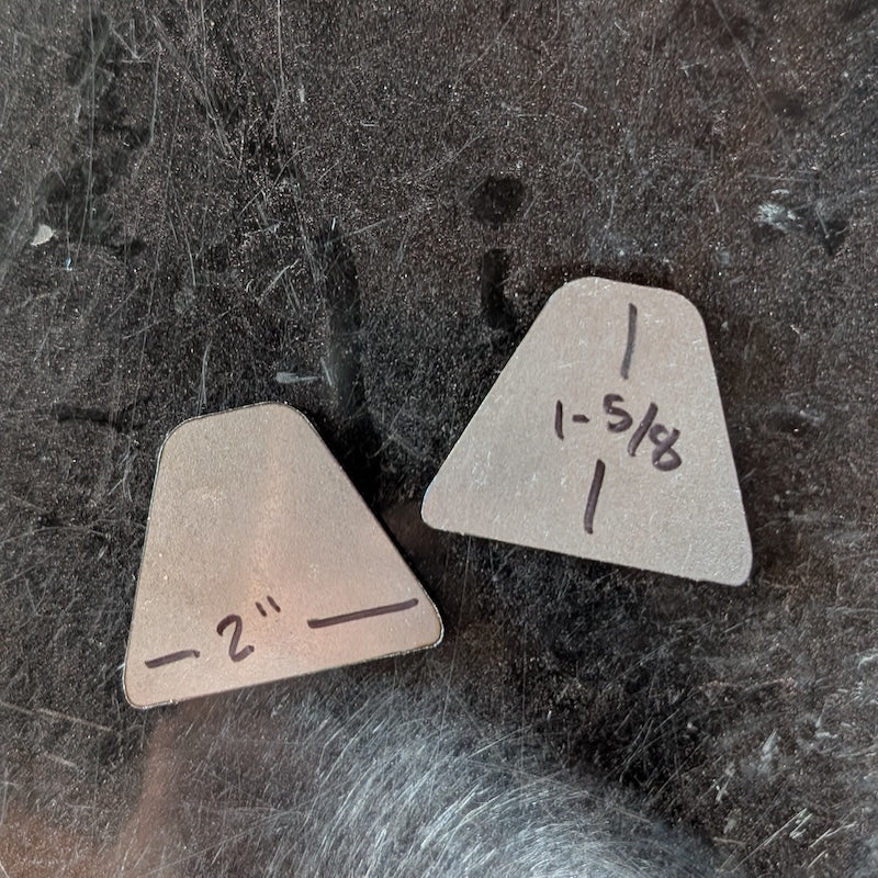 Derale Stacked Plate Cooler Mild Steel Mounting Plates